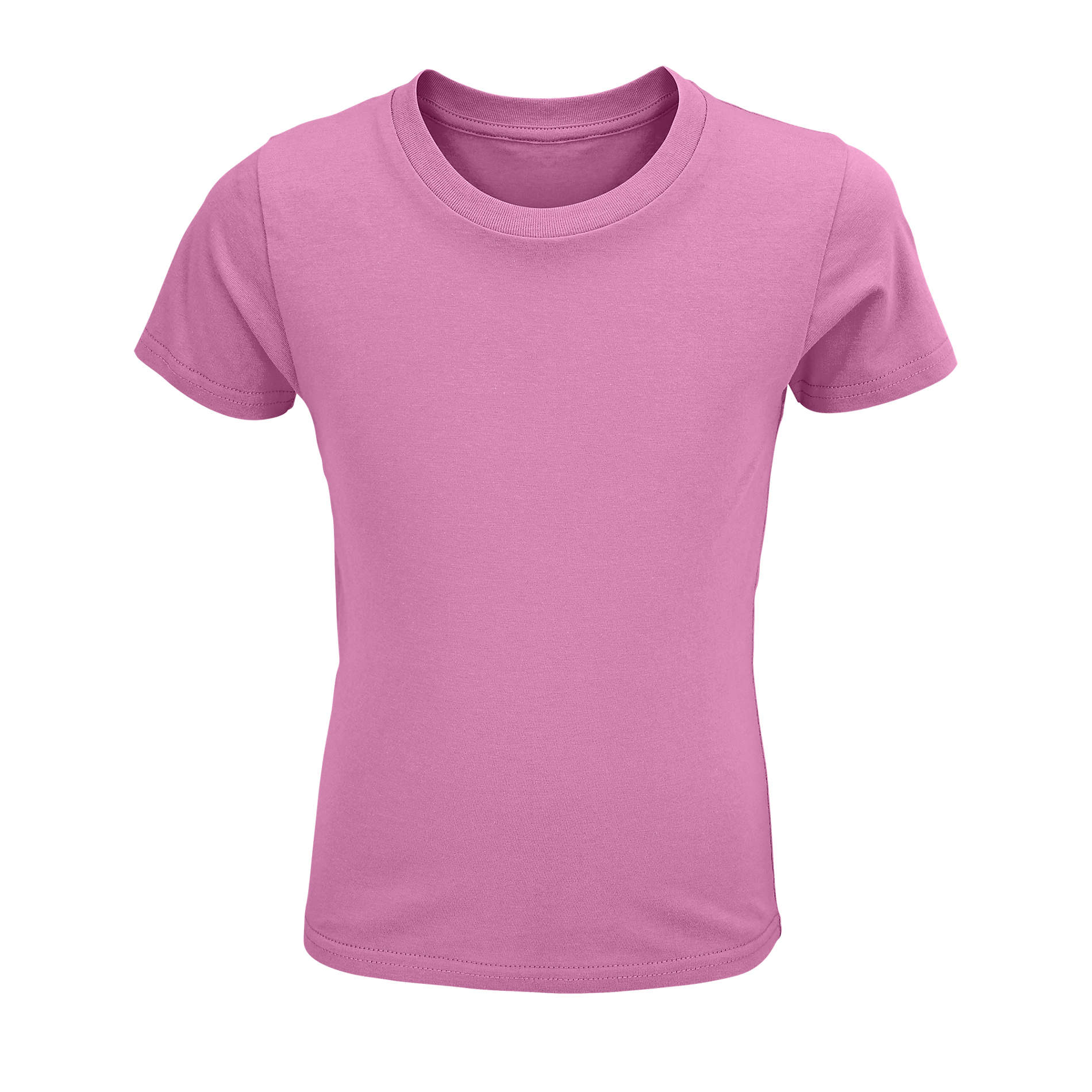 Tshirt publicitaire coton bio enfant 150g - CRUSADER rose orchidée